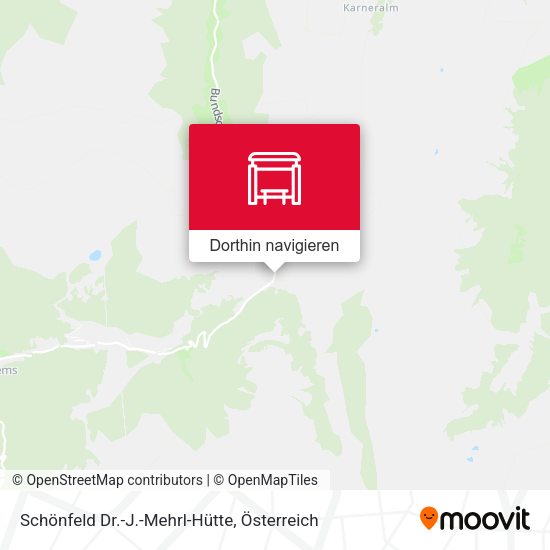 Schönfeld Dr.-J.-Mehrl-Hütte Karte