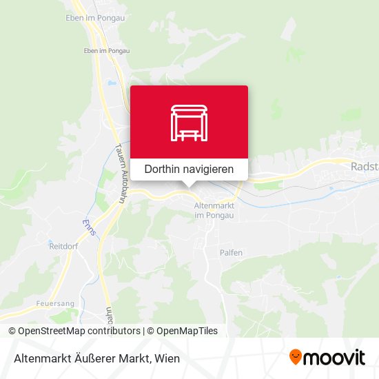 Altenmarkt Äußerer Markt Karte