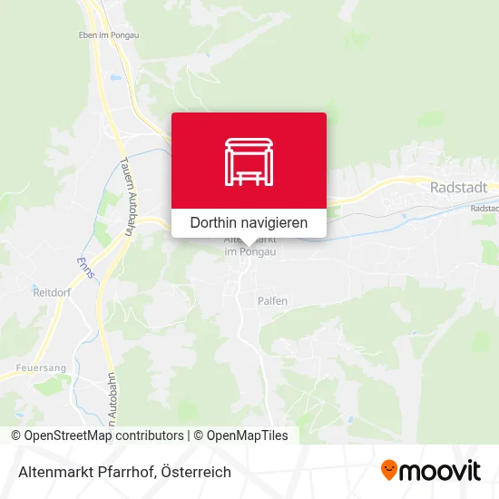 Altenmarkt Pfarrhof Karte