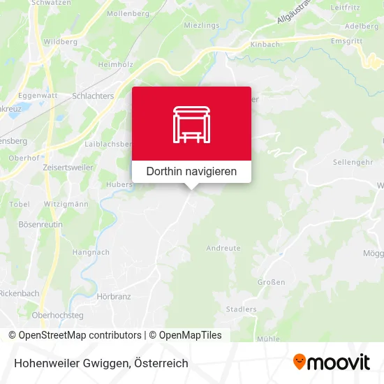 Hohenweiler Gwiggen Karte