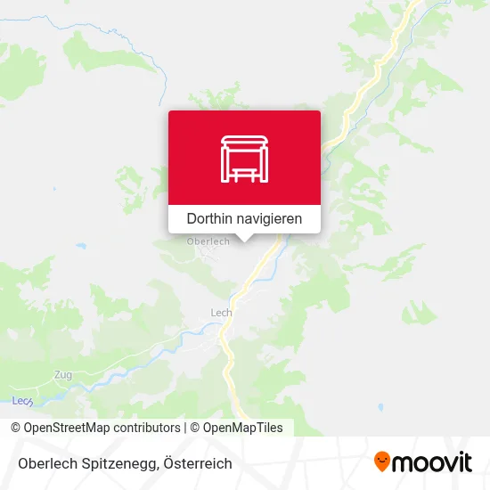 Oberlech Spitzenegg Karte