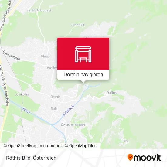 Röthis Bild Karte