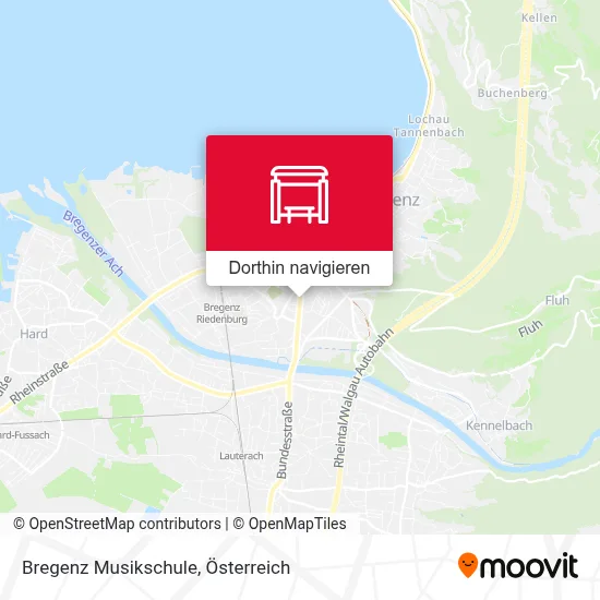 Bregenz Musikschule Karte