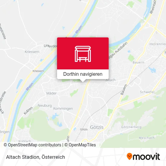 Altach Stadion Karte