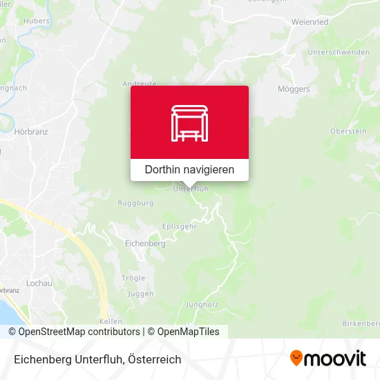 Eichenberg Unterfluh Karte