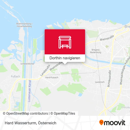 Hard Wasserturm Karte