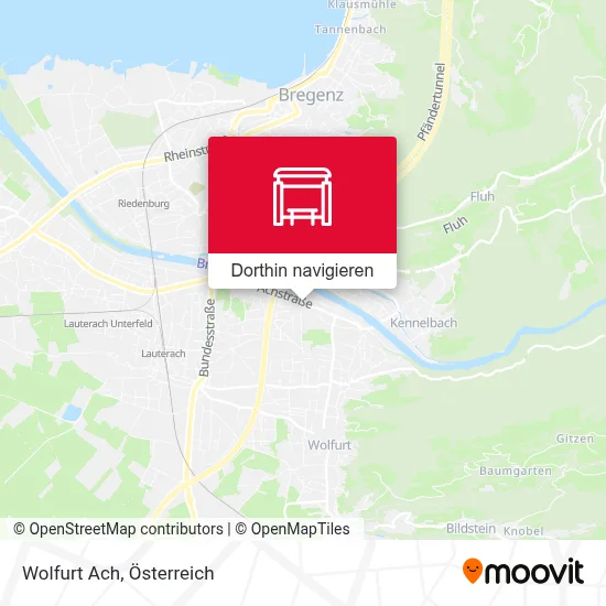 Wolfurt Ach Karte