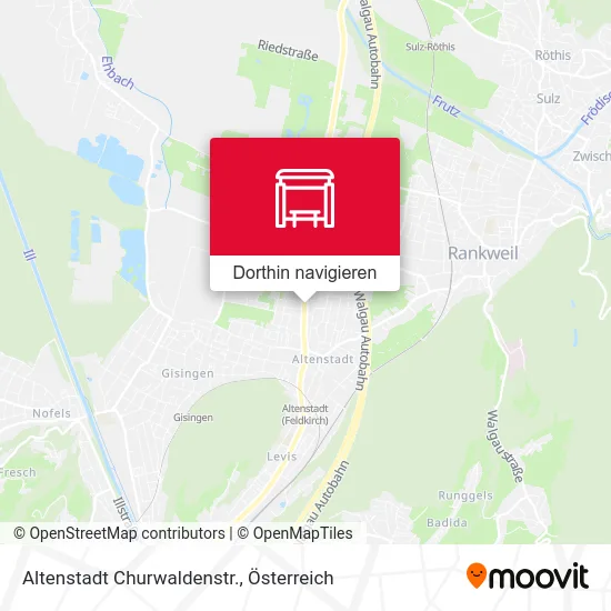 Altenstadt Churwaldenstr. Karte