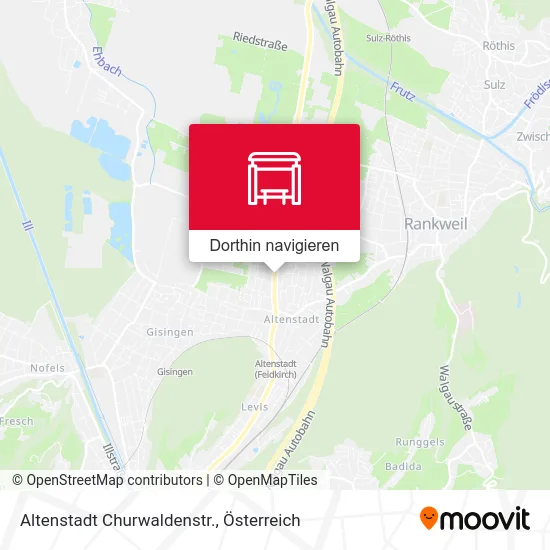 Altenstadt Churwaldenstr. Karte