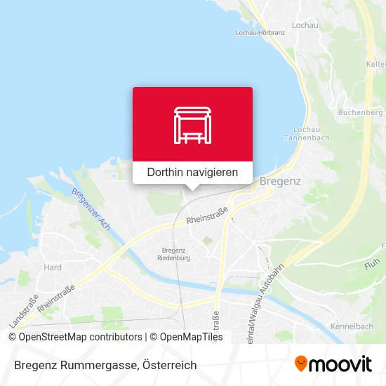 Bregenz Rummergasse Karte