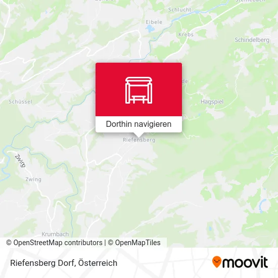 Riefensberg Dorf Karte
