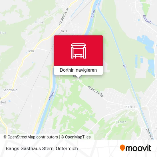 Bangs Gasthaus Stern Karte