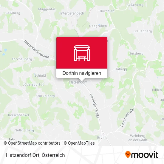 Hatzendorf Ort Karte