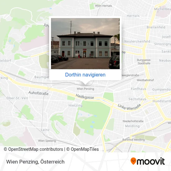 Wien Penzing Karte