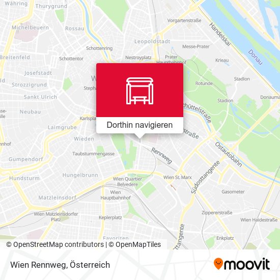 Wien Rennweg Karte