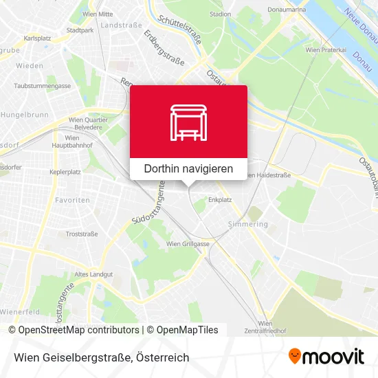 Wien Geiselbergstraße Karte