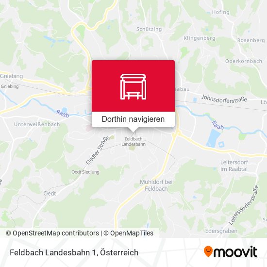 Feldbach Landesbahn 1 Karte