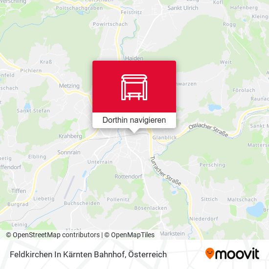 Feldkirchen In Kärnten Bahnhof Karte