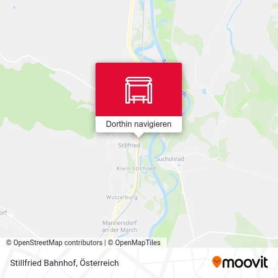 Stillfried Bahnhof Karte