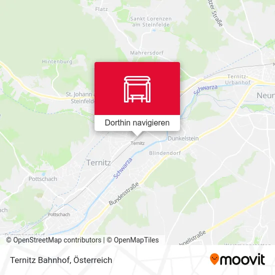 Ternitz Bahnhof Karte