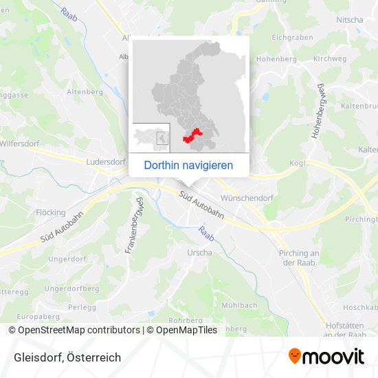 Gleisdorf Karte