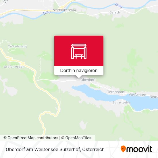 Oberdorf am Weißensee Sulzerhof Karte
