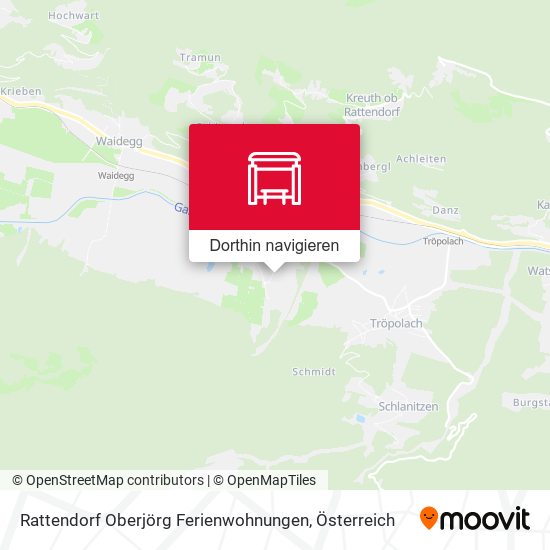 Rattendorf Oberjörg Ferienwohnungen Karte
