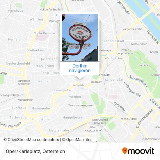 Oper/Karlsplatz Karte