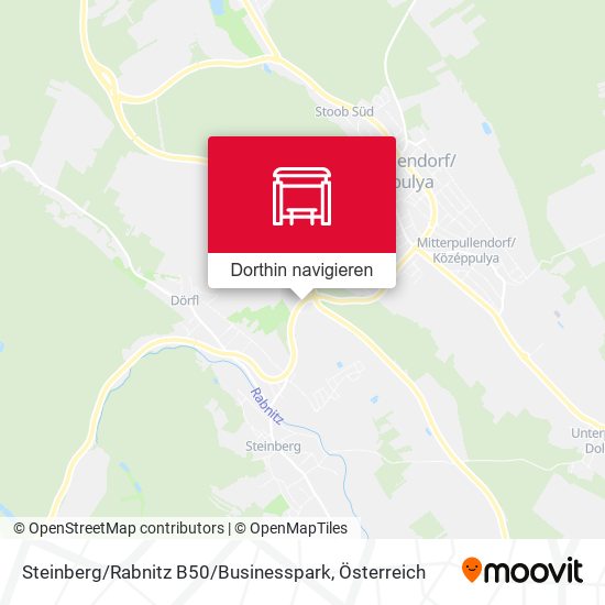 Steinberg / Rabnitz B50 / Businesspark Karte