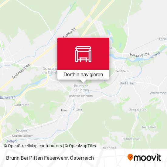 Brunn Bei Pitten Feuerwehr Karte