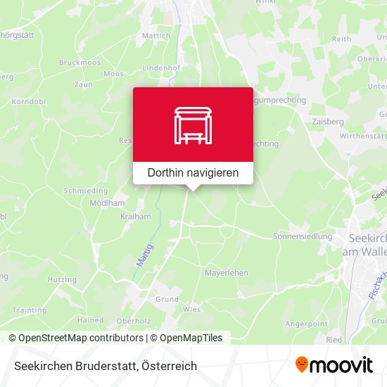 Seekirchen Bruderstatt Karte