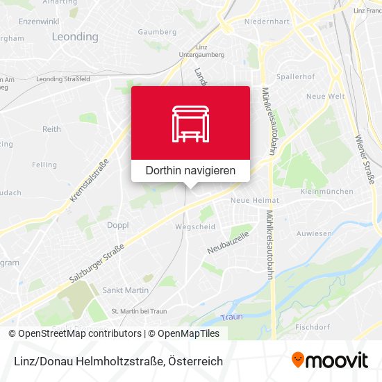 Linz/Donau Helmholtzstraße Karte