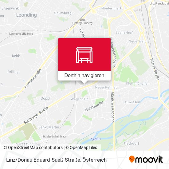 Linz/Donau Eduard-Sueß-Straße Karte