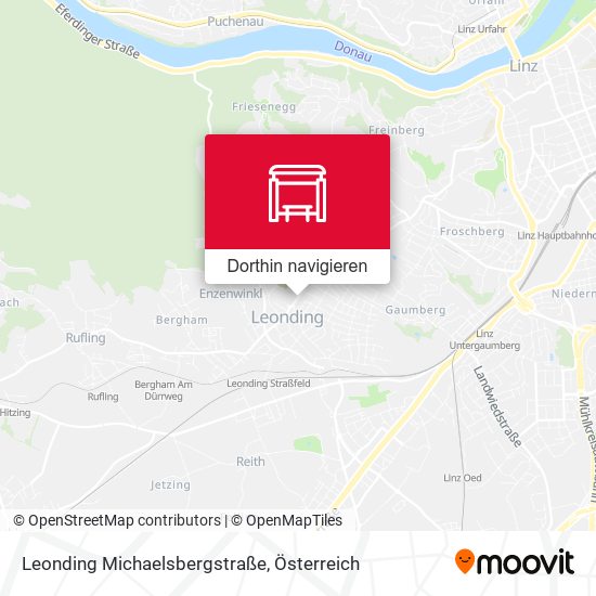 Leonding Michaelsbergstraße Karte