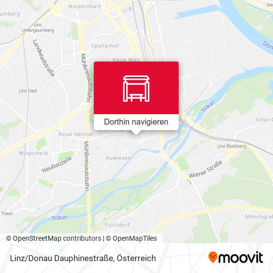 Linz/Donau Dauphinestraße Karte