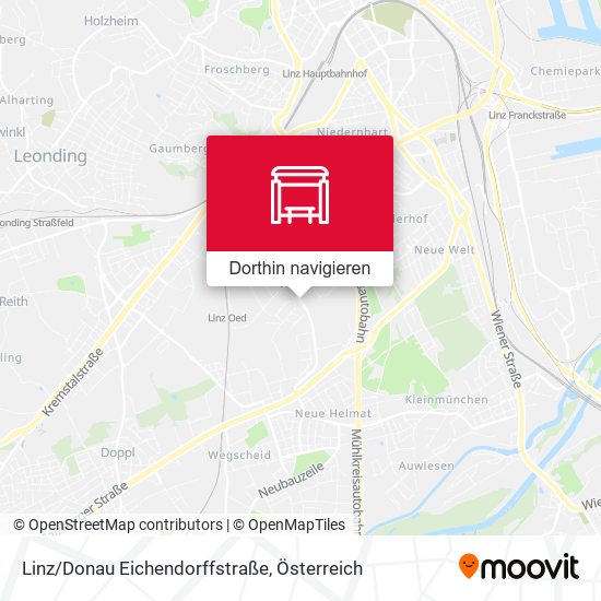 Linz/Donau Eichendorffstraße Karte