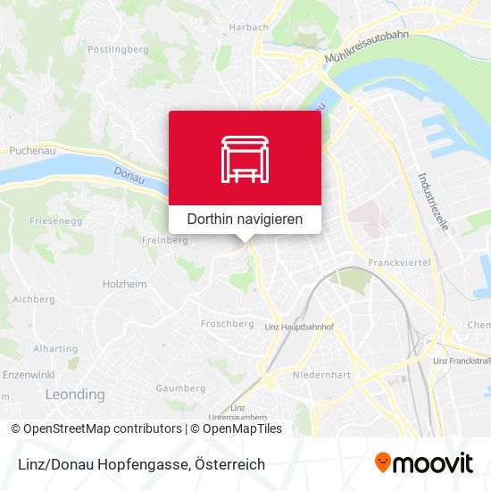 Linz/Donau Hopfengasse Karte