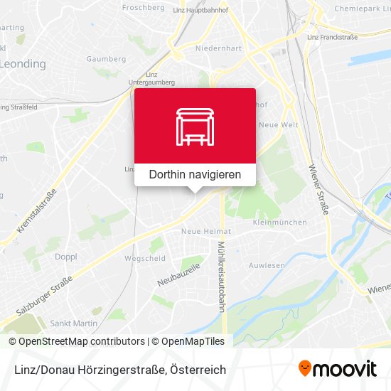 Linz/Donau Hörzingerstraße Karte