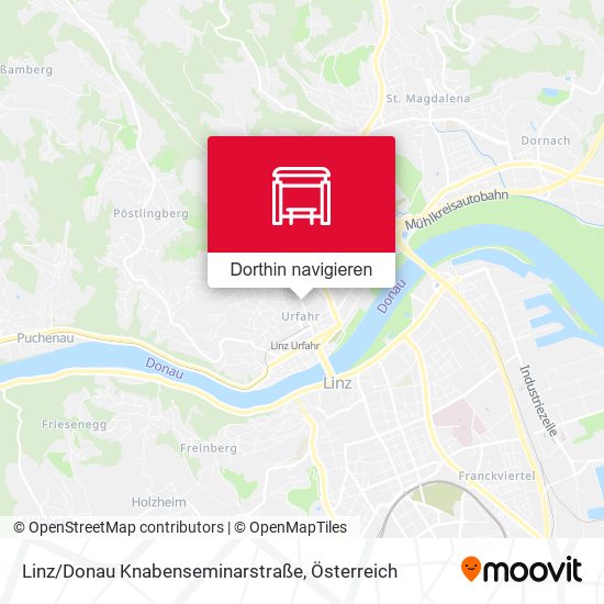 Linz/Donau Knabenseminarstraße Karte