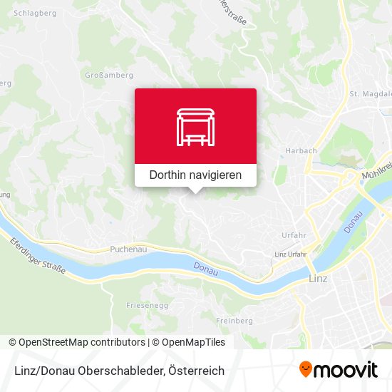 Linz/Donau Oberschableder Karte