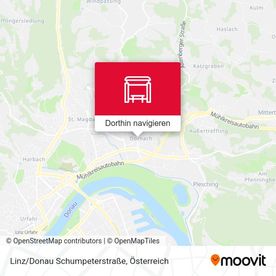 Linz/Donau Schumpeterstraße Karte