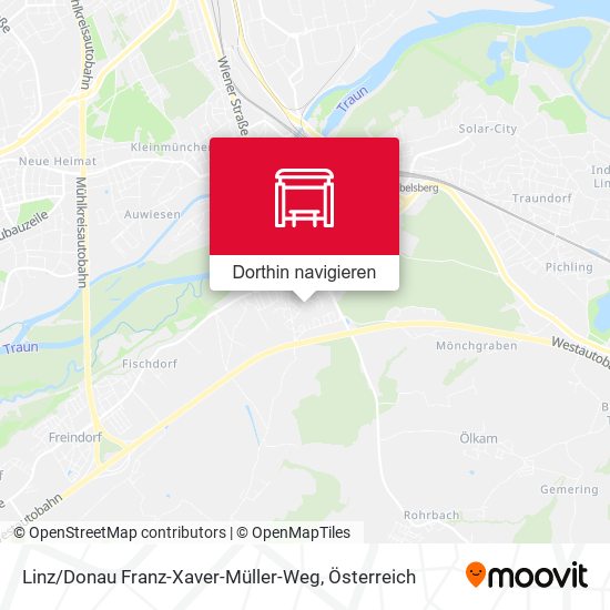 Linz / Donau Franz-Xaver-Müller-Weg Karte