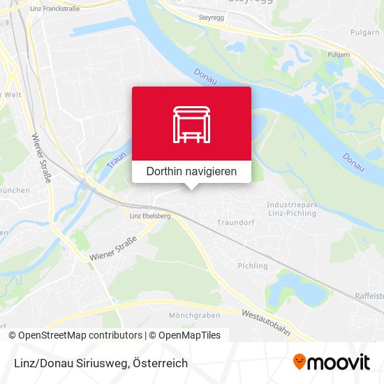 Linz/Donau Siriusweg Karte