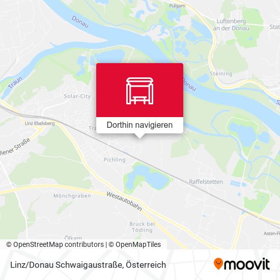 Linz/Donau Schwaigaustraße Karte