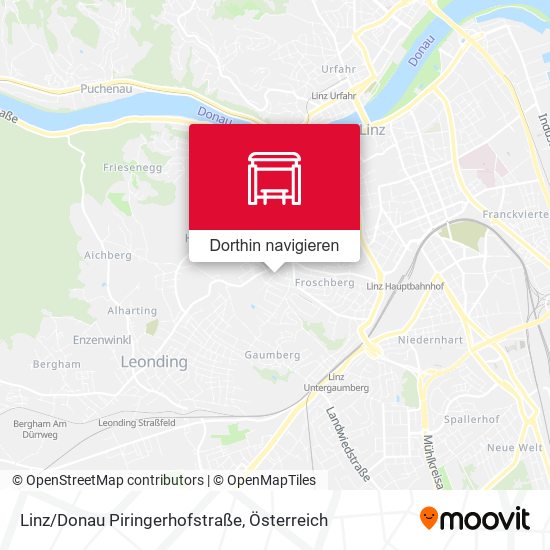 Linz/Donau Piringerhofstraße Karte