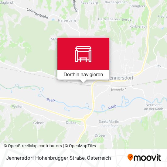 Jennersdorf Hohenbrugger Straße Karte