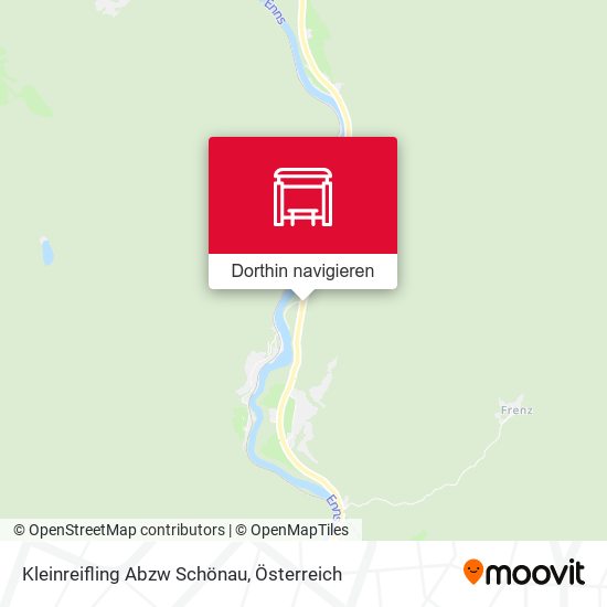 Kleinreifling Abzw Schönau Karte