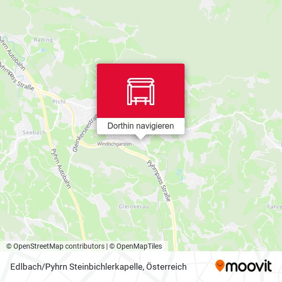 Edlbach / Pyhrn Steinbichlerkapelle Karte