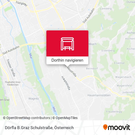 Dörfla B.Graz Schulstraße Karte