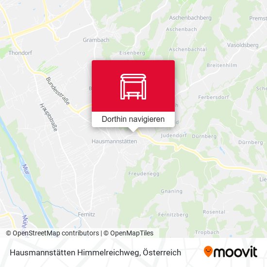 Hausmannstätten Himmelreichweg Karte